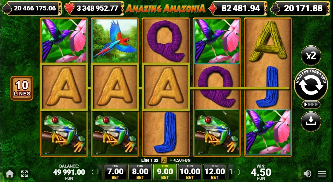 Spin reels win rewards.